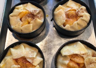 shareable peach pies with Pummull Spice