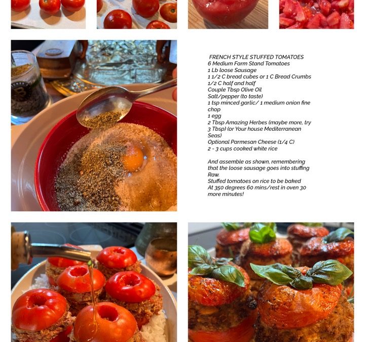French Style Stuffed Tomatoes