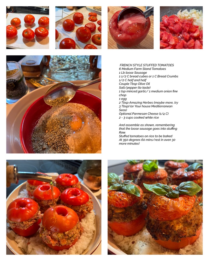 French Style Stuffed Tomatoes